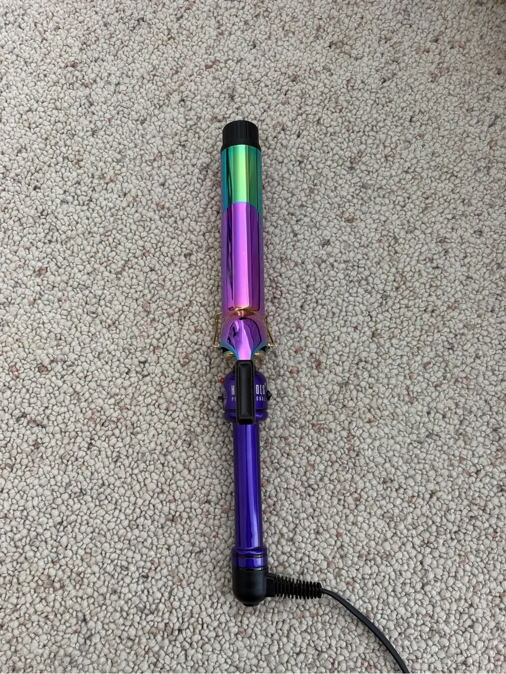 Hot Tools Professional Curling Iron Rainbow/purple - 1.5”
